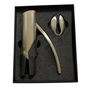 LE CREUSET Screwpull Lever Corkscrew Wine Opener & Foil Cutter LM400